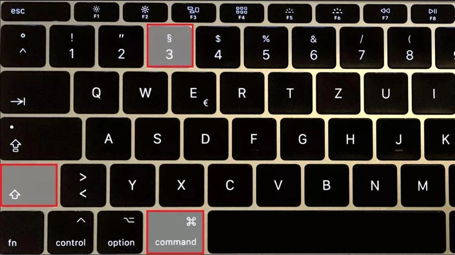 Tổ hợp Shift + Command + 3 trên macOS dùng để chụp nhanh ảnh màn hình