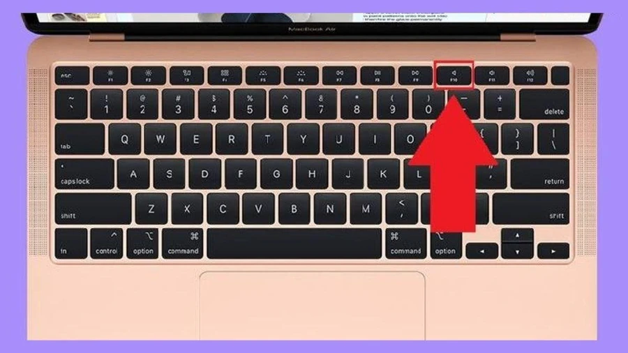 Phím F10 trên bàn phím Macbook