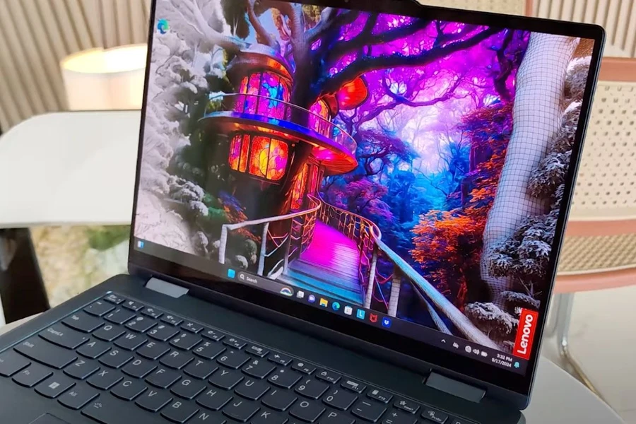 Màn hình Lenovo Yoga 7 2-in-1 14IML9 sắc nét, chân thực