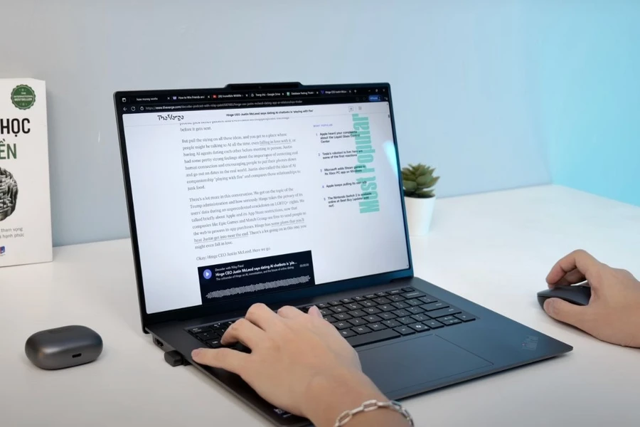 Lenovo ThinkPad X9-15 Gen 1 có màn hình 2.8K sắc nét, chân thực