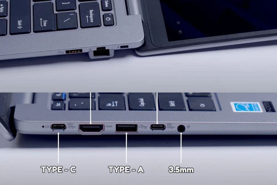 ASUS ExpertBook có cổng kết nối đa dạng