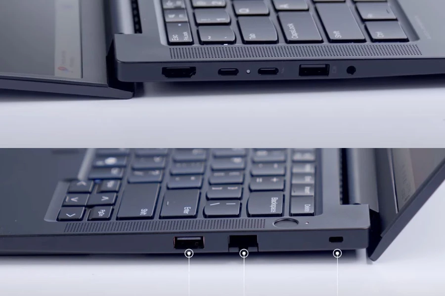 Lenovo ThinkPad E14 Gen 7 sở hữu đầy đủ các cổng kết nối cơ bản