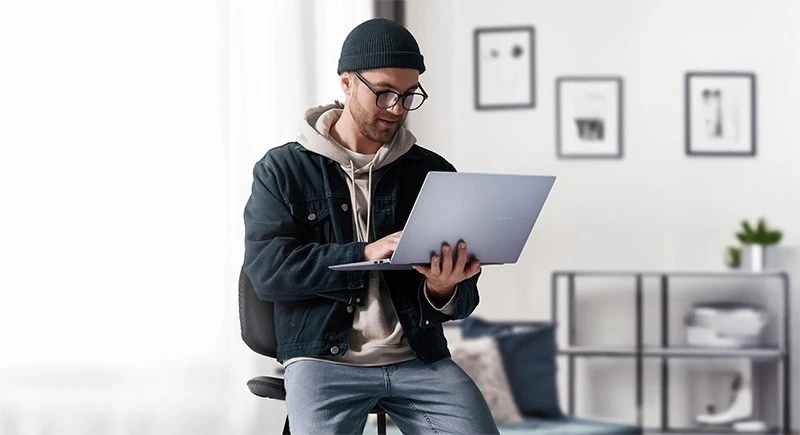ASUS Vivobook S 16 S5606CA-RI114WS - Pin lớn, thoải mái dùng cả ngày