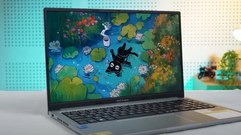 Asus Vivobook 15 OLED A1505VA-L1688W có hình ảnh hiển thị sắc nét