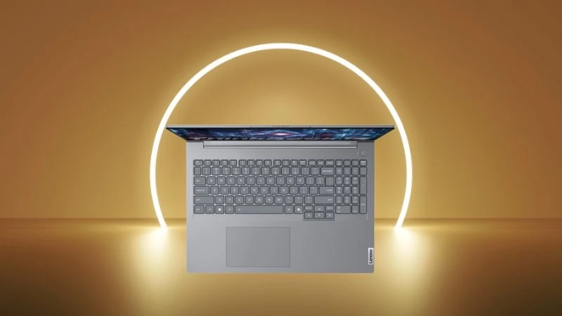 Lenovo ThinkBook 16 G8 IRL 21SH0094VA trang bị bàn phím full size, thao tác tiện lợi
