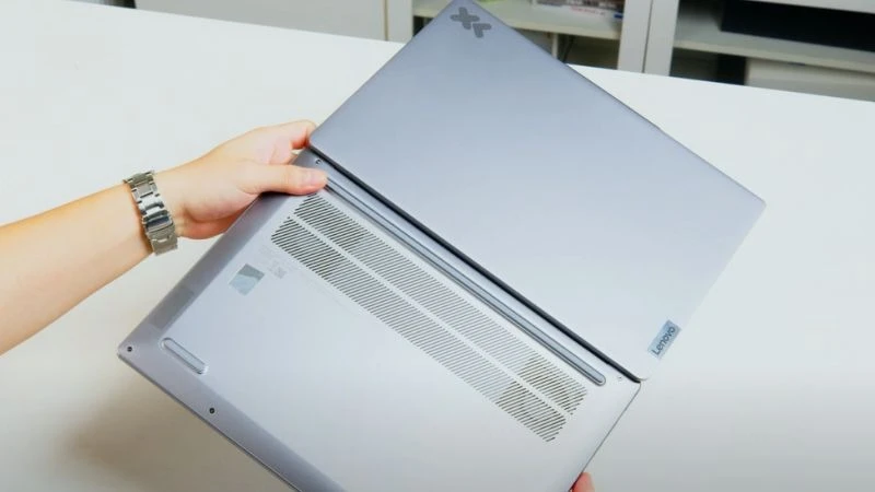 Thiết kế Lenovo Xiaoxin Pro 14IRH8 có vỏ bằng nhôm cứng cáp