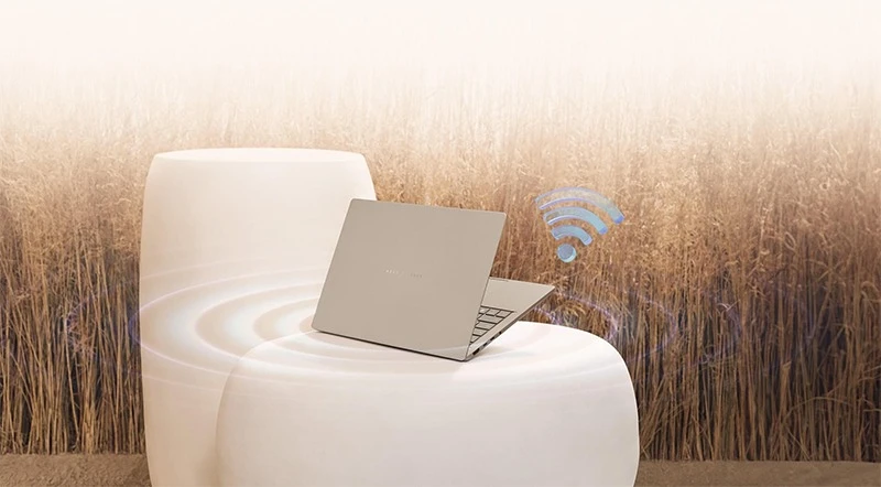 ASUS Zenbook A14 UX3407QA-QD299WS - Kết nối mạng hiện đại, tốc độ cao