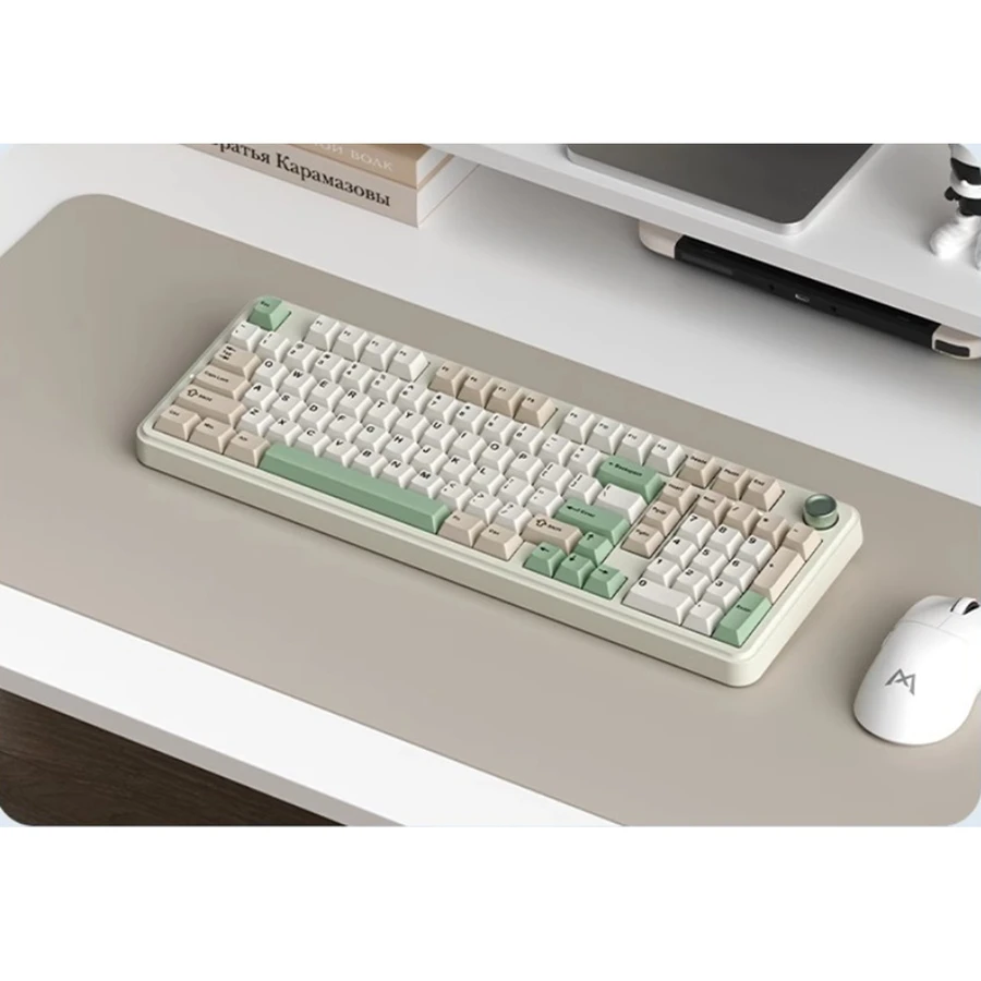 Bàn phím cơ layout 98% K100 với núm xoay đa phương tiện