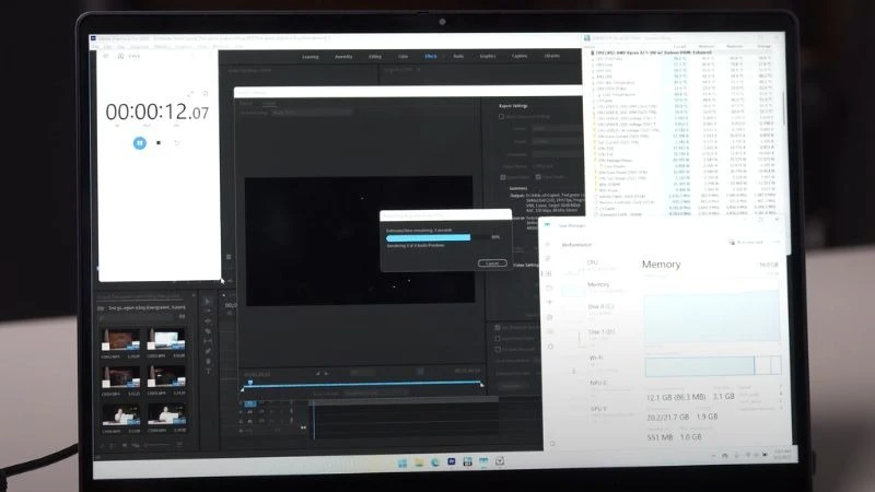 Dell 14 Plus 2 in 1 DB04255 - Có thể dựng video cơ bản