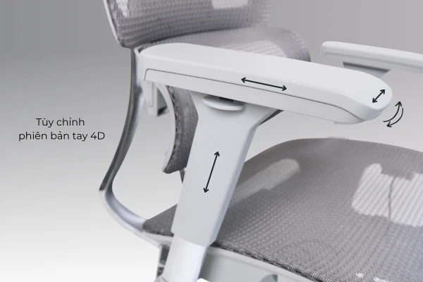 Tựa đầu NeckFlow 4D điều chỉnh 4 hướng giúp thư giãn cổ vai khi làm việc, học tập, chơi game.