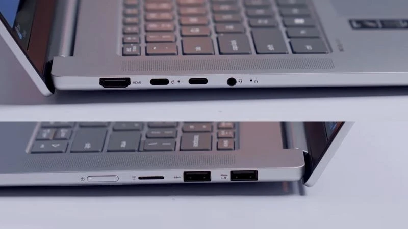Kết nối Wi-Fi 7, Bluetooth 5.4 và cổng USB-C- Lenovo IdeaPad Slim 5 OLED