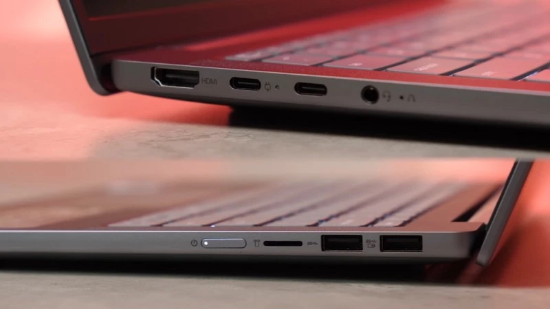 Lenovo IdeaPad Slim 5 14IAH10 83NC001WVN có đầy đủ cổng kết nối