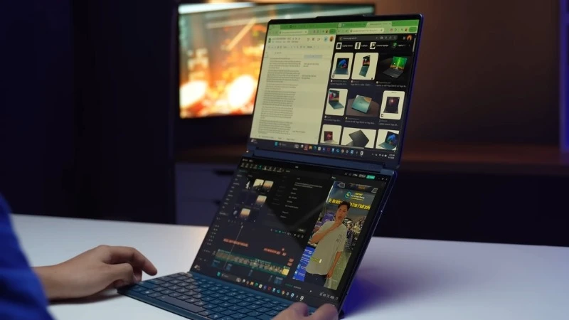 Màn hình kép 2x14 inch OLED 2.8K - Lenovo Yoga Book 9 14IAH10 83KJ001QVN