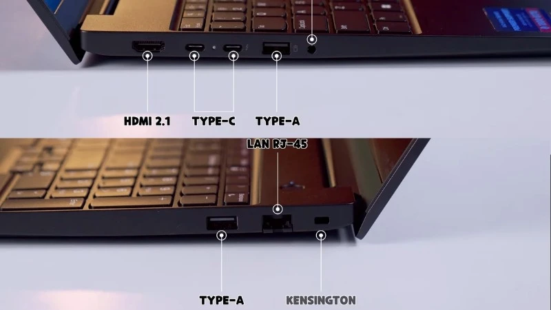 Cổng kết nối đa dạng - Lenovo ThinkPad E16 GEN 3 21SR002KVA