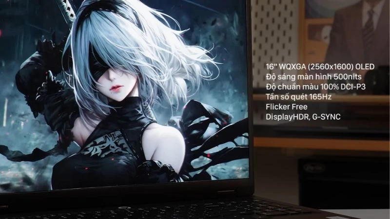 Lenovo Legion Pro 5 16IAX10 83F3002GVN sở hữu màn hình 16 inch WQXGA OLED