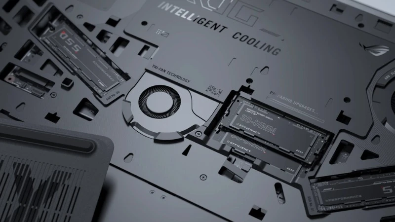 Không lo quá nhiệt với hệ thống tản nhiệt ROG - ASUS ROG Strix G18 G815LP-S9102W
