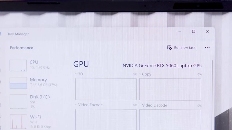 Đa nhiệm mượt mà với 16GB RAM - ASUS TUF Gaming F16 FX608JMR-RV048W