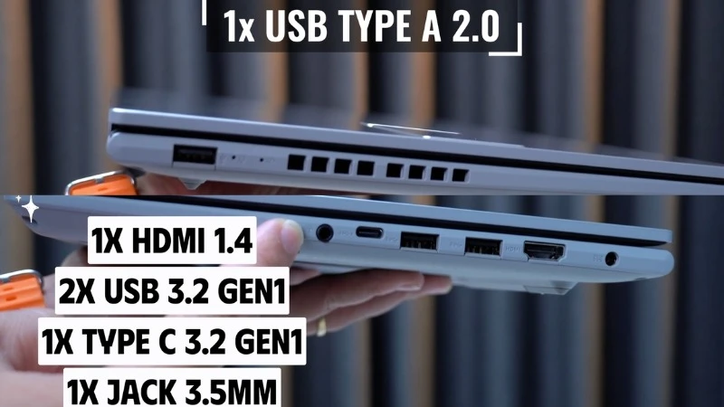 Kết nối không dây siêu tốc - Asus Vivobook 14 X1405VA-LY624W