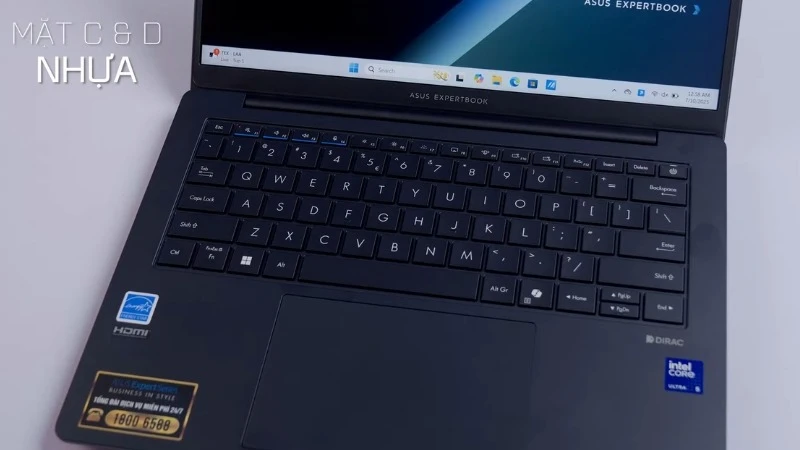 Bàn phím có LED tích hợp phím Copilot - Asus ExpertBook B3405CCA-LY0080W