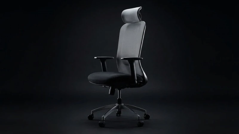 Chân ghế kim loại bền bỉ, vững vàng nâng đỡ đến 120kg - Ghế văn phòng HyperWork Cloud Chair