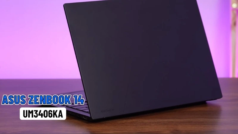 Thiết kế kim loại mỏng nhẹ, tích hợp vi xử lý AMD Ryzen AI - ASUS Zenbook 14 UM3406KA-PP113WS