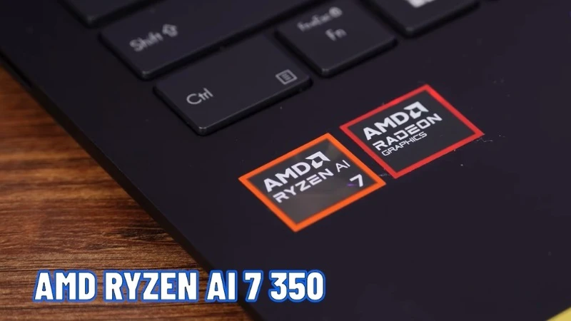 Sức mạnh từ AMD Ryzen AI 7 350 xử lý tác vụ thông minh mượt mà - ASUS Zenbook 14 UM3406KA-PP113WS