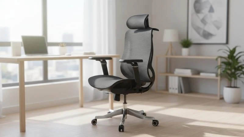 Lưới Flow Mesh toàn bộ lưng và mâm ghế - Hyperwork Airy Pro