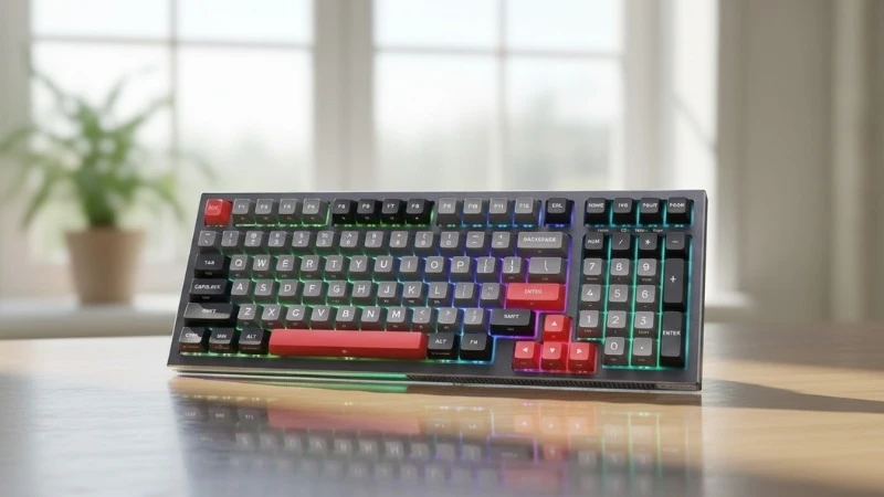 Đèn RGB sống động và khả năng tương thích đa nền tảng - Bàn phím cơ Lingbao K98