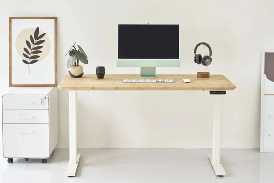 Bàn nâng hạ Edge Bamboo 2.0 có khung dày 1.2mm, nâng hạ linh hoạt, bền bỉ
