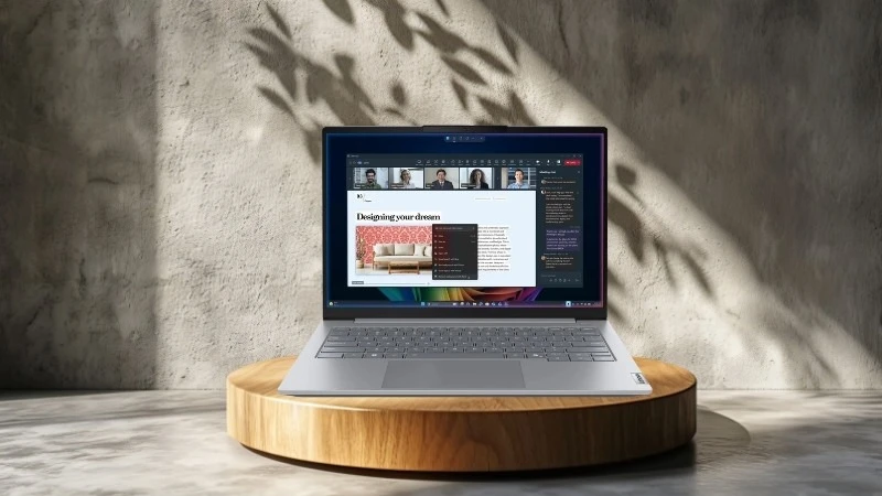 Lenovo ThinkBook 14 G9 AHP 21V0005TVN được trang bị webcam FHD 1080p kèm IR