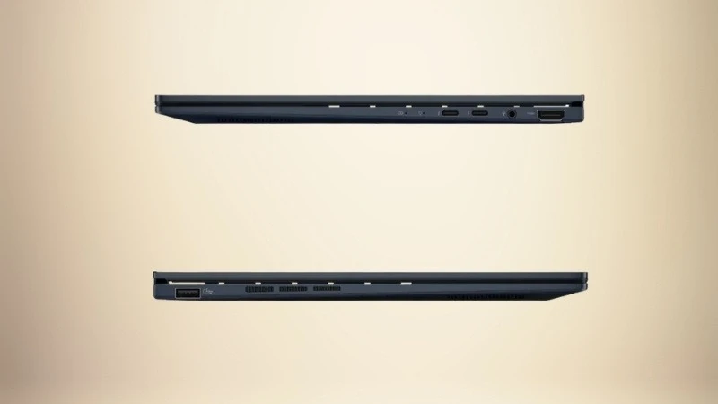 ASUS ZenBook 14 UX3405CA-ST628W tích hợp đầy đủ cổng kết nối hiện đại