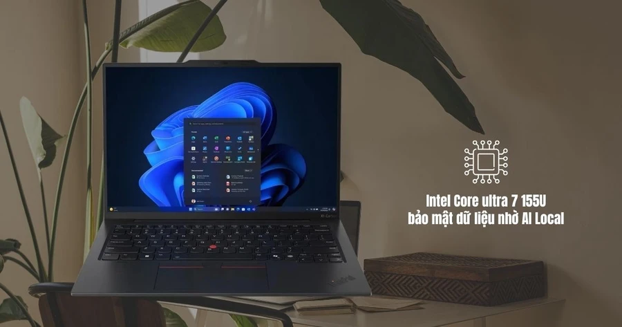 Lenovo ThinkPad X1 Carbon Gen 13 21NS0108VN cho hiệu năng ổn định với chip Intel Core Ultra 7 155U