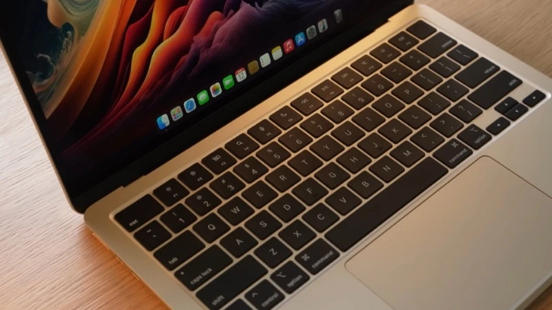 Apple Macbook Air M5 13 inch 2026 MDHD4SA/A có bàn phím Magic Keyboard và Touchpad Force Touch