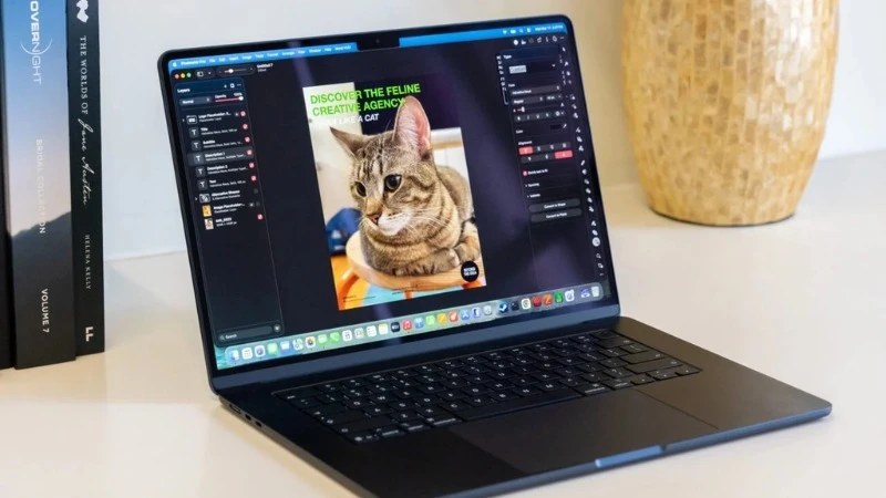 Apple Macbook Air M5 13 inch 2026 MDHE4SA/A thiết kế sang trọng, mỏng nhẹ và bền bỉ