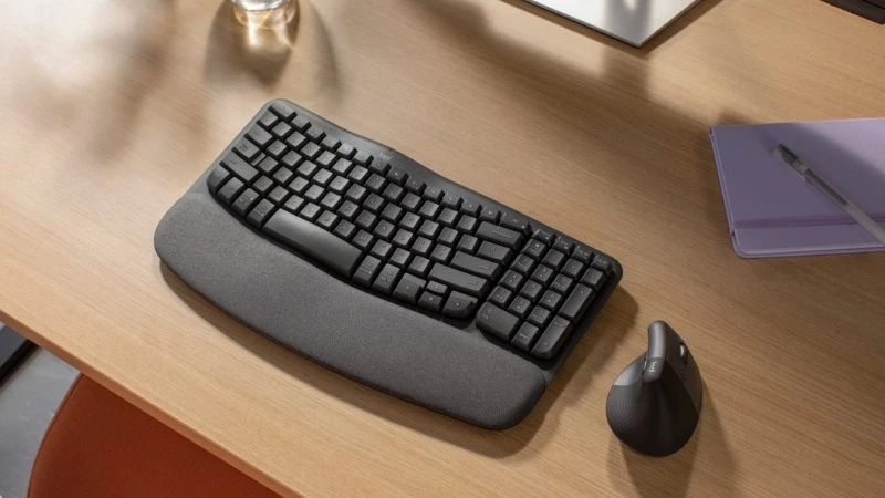 Đặc điểm nổi bật của Bàn phím không dây Logitech Wave Keys Ergonomic