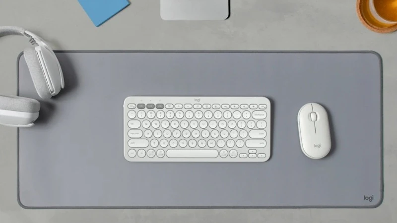 Chuột không dây Bluetooth Logitech Pebble M350S có thời lượng pin bền bỉ và ổn định