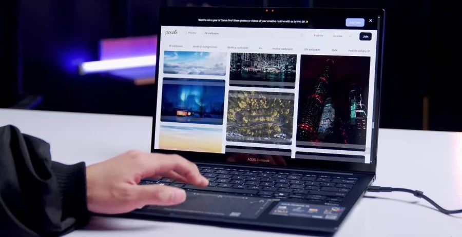 Hiệu năng mạnh mẽ laptop Asus Zenbook 14