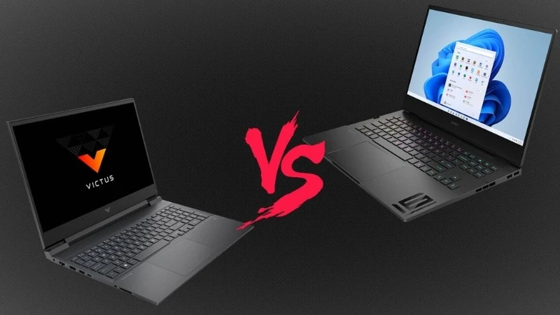 So sánh HP Victus và HP Omen