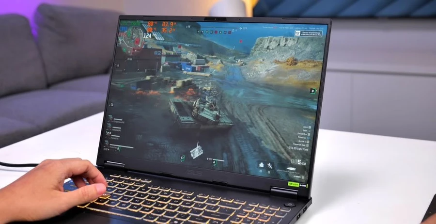 Hiệu năng laptop Asus TUF Gaming