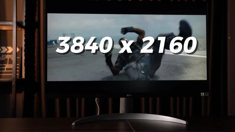 Độ phân giải 4K UHD trên LG 27UP600K-W hiển thị hình ảnh sắc nét, chi tiết và cực kỳ sống động