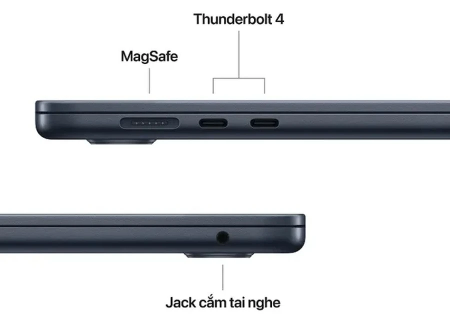 Kết nối Apple Macbook Air M5 15 inch 2026 MDVK4SA/A