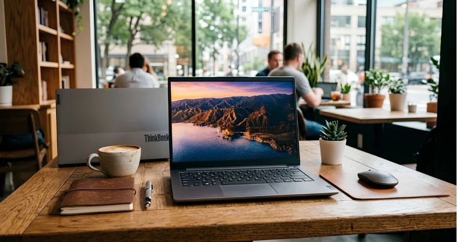 Laptop Lenovo ThinkBook 14 có màn hình sắc nét, sống động