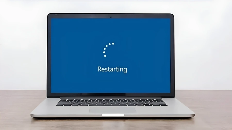 Máy tính không nhận bàn phím nhấn Start, chọn Power rồi nhấn Restart để khắc phục các lỗi tạm thời và xung đột hệ thống