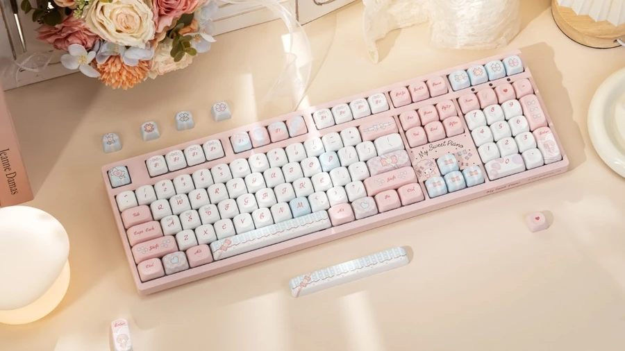 Bàn phím cơ không dây Akko 3108RF V3 Piano Sweet thuộc top bàn phím Akko 