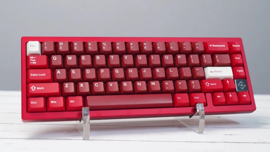 Layout bàn phím cơ 65% giữ cụm phím chữ, số, phím chức năng cơ bản, mũi tên và thường lược bỏ dãy F1-F12