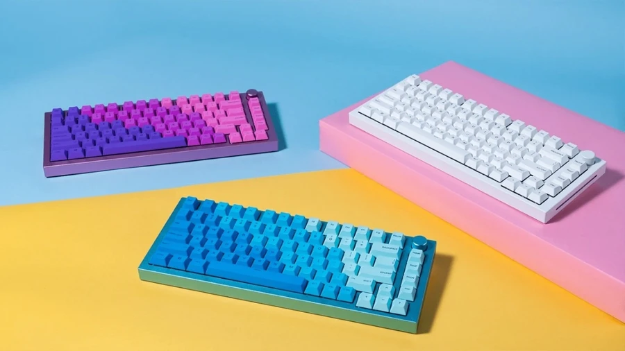 Bàn phím cơ 75% là loại gọn hơn Full-size, giữ đầy đủ phím chức năng, mũi tên, tối ưu không gian