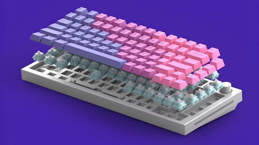 Chọn bàn phím cơ 75% có switch Linear/Tactile êm cho văn phòng, tránh Clicky nơi công cộng và ưu tiên Linear cho game