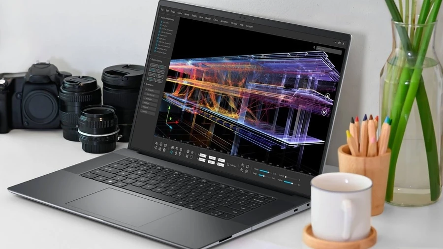 Laptop tầm trung Dell Precision 5490 Core Ultra 7, 32GB RAM, RTX 1000 Ada, mạnh mẽ cho đồ họa và kiến trúc