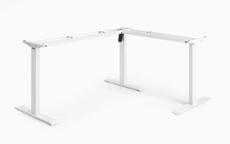 Khung bàn nâng hạ Motion Corner ưu việt khi tận dụng góc, dù lắp đặt hơi kỳ công