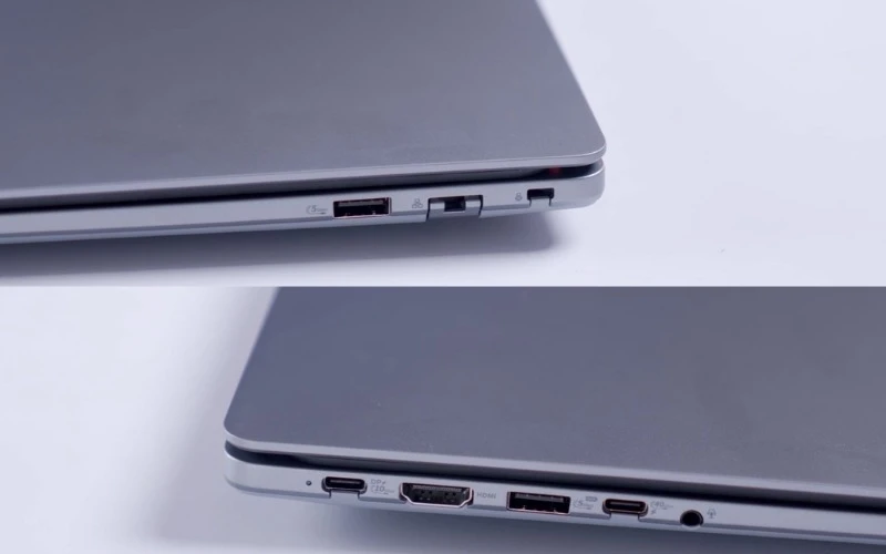 ASUS ExpertBook P3 PM3406CHA-LY0089W trang bị cổng kết nối đa dạng hỗ trợ tối đa cho các thiết bị
